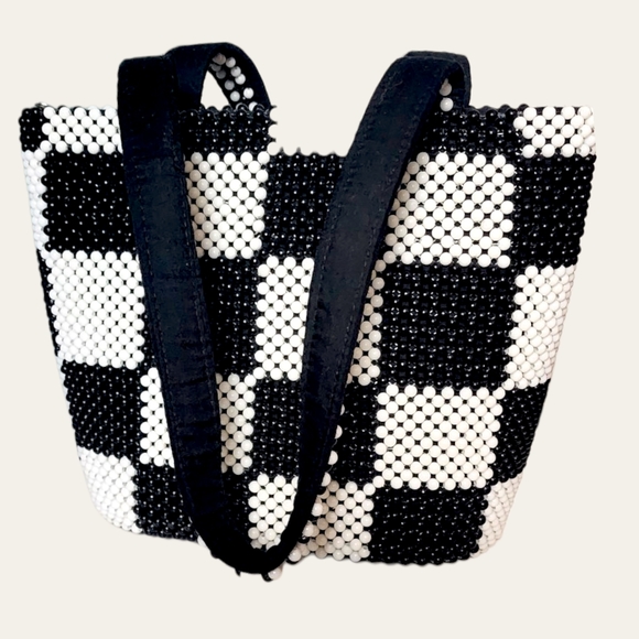♟️Vintage 60's Checkerboard Purse - Picture 4 of 7